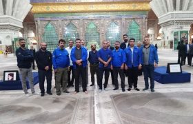 تجدید میثاق با آرمانهای امام خمینی (ره) در آغاز هفته کار و کارگر در حرم امام خمینی(ره)