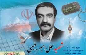 شهید والامقام دکتر علی امیر رفیعی